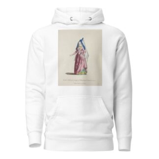 Another habit of a countess of Holland and Zealand in 1480 by Charles Grignion Hoodie