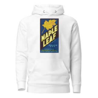 Maple Leaf Brand Citrus Label by Anonymous Hoodie