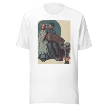 Accordion serenade by Norman Rockwell T-Shirt