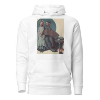 Accordion serenade by Norman Rockwell Hoodie
