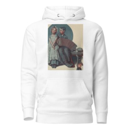 Accordion serenade by Norman Rockwell Hoodie