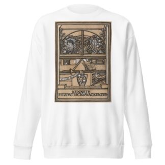 Design for a bookplate for Kenneth Fitzpatrick Mackenzie by Paul Nash Sweatshirt