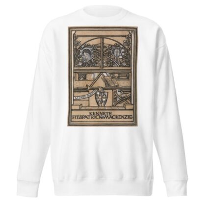 Design for a bookplate for Kenneth Fitzpatrick Mackenzie by Paul Nash Sweatshirt