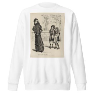 Little Sister; A Widow, Whats a Widow by Charles Dana Gibson Sweatshirt