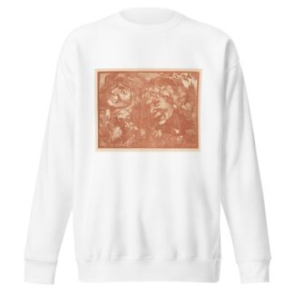Twee bacchanten omgeven door wingerdbladeren by Johannes Josephus Aarts Sweatshirt