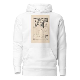 Mother and Child Playing with a Bird by Mikuláš Galanda Hoodie