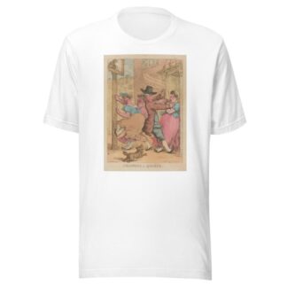 Crimping a Quaker by Thomas Rowlandson T-Shirt