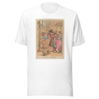 Crimping a Quaker by Thomas Rowlandson T-Shirt