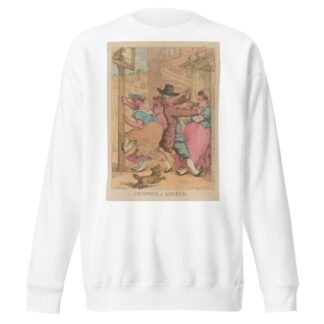 Crimping a Quaker by Thomas Rowlandson Sweatshirt