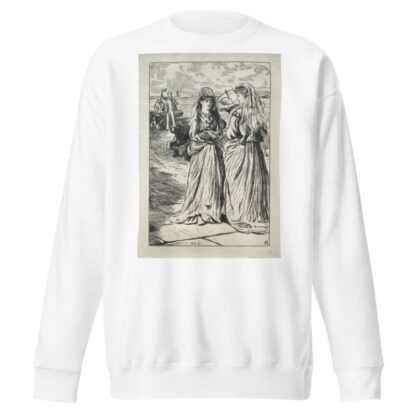 Lady Nelly – the Flirt by Charles Samuel Keene Sweatshirt