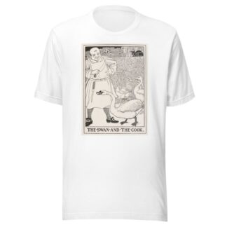 The Swan and the Cook by Percy J. Billinghurst T-Shirt