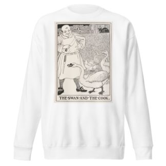 The Swan and the Cook by Percy J. Billinghurst Sweatshirt