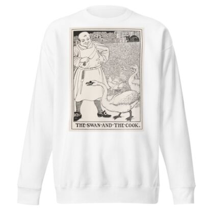 The Swan and the Cook by Percy J. Billinghurst Sweatshirt