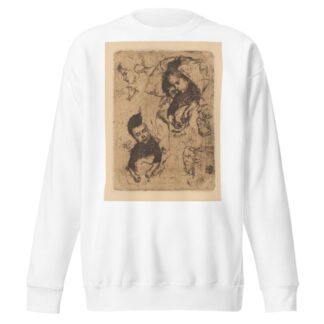 Schlafende Kinder by Albert Welti Sweatshirt