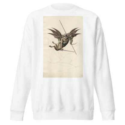 Winged devil, from a fresco in the Camposanto at Pisa by David Humbert de Superville Sweatshirt
