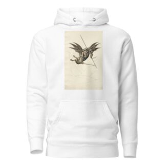 Winged devil, from a fresco in the Camposanto at Pisa by David Humbert de Superville Hoodie
