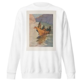 The great explorers. VII–Mackenzie by Frederic Remington Sweatshirt