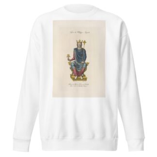 Figure de Philippe Auguste. by Nicolas Xavier Willemin Sweatshirt