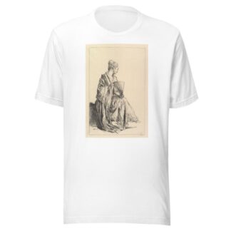 Femme assise, de profil à droite, jouant de l’eventail by François Boucher T-Shirt
