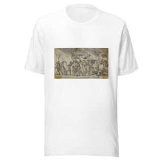 Rainstorm by Thomas Rowlandson T-Shirt