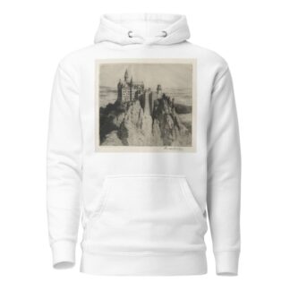 Castle Neuschwanstein by George Percival Gaskell Hoodie