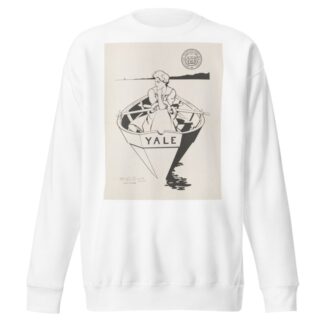 Girl in rowboat, Yale University by Louise Clarke Sweatshirt