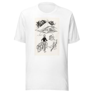 Zittende vrouw voor een tent by Anonymous T-Shirt