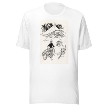 Zittende vrouw voor een tent by Anonymous T-Shirt