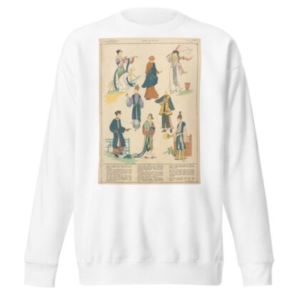 China – Goures and costumes by Paul Louis de Giafferri Sweatshirt