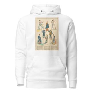 China – Goures and costumes by Paul Louis de Giafferri Hoodie