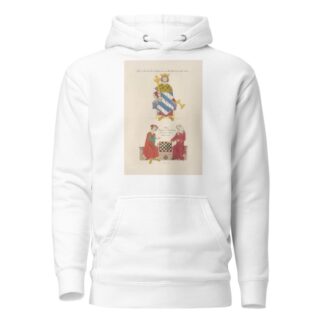 Figure de Venceslas roi de Bohème, tirée d’un MS. allemand du XIIIe. siècle; Othon, marquis de Brandebourg, jouant aux échècs. by Nicolas Xavier Willemin Hoodie