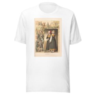Deutsche Volkstrachten Pl.28 by Albert Kretschmer T-Shirt