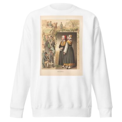Deutsche Volkstrachten Pl.28 by Albert Kretschmer Sweatshirt