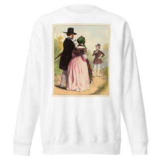 Tu avais bien raison ma femme. ah bien on peut dire que voilà une rencontre bizarre by Paul Gavarni Sweatshirt