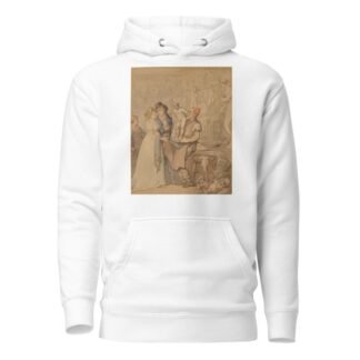 Moderns Reflecting on the Works of the Ancients by Thomas Rowlandson Hoodie