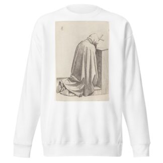 Praying Monk by Johann Friedrich Overbeck Sweatshirt