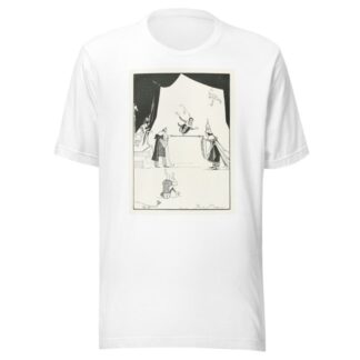 Sometimes leap over the stick, sometimes creep under it, backward and forward by Jean de Bosschère T-Shirt
