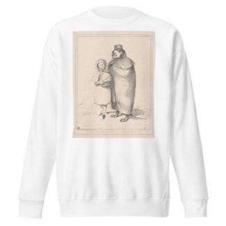Little Red-Riding Hood’s meeting with the wolf by John Doyle Sweatshirt