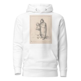 Little Red-Riding Hood’s meeting with the wolf by John Doyle Hoodie