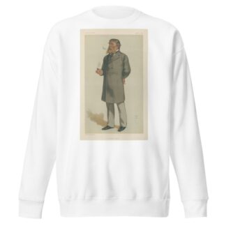 Vanity Fair; Literary; ‘Hosea Beglow’, James Russell Lowell, August 21, 1880 by Théobald Chartran Sweatshirt