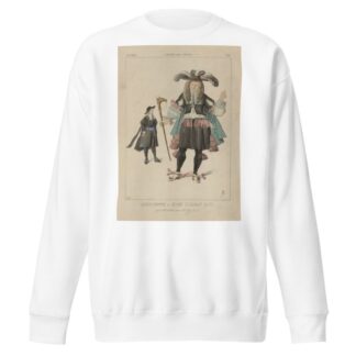 Gentilhomme et jeune élégant, 1670. by Raphaël Jacquemin Sweatshirt