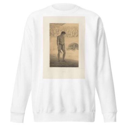 Gladiator in arena by Alexander Ver Huell Sweatshirt