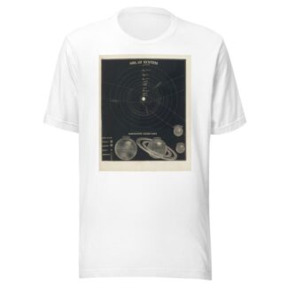 Solar System, comparative magnitudes by Asa Smith T-Shirt