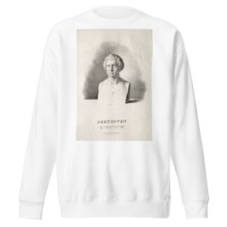 Bust of Ludwig van Beethoven by Josef Kriehuber Sweatshirt