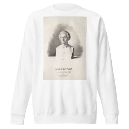 Bust of Ludwig van Beethoven by Josef Kriehuber Sweatshirt
