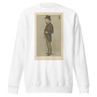 Sports, Miscellaneous, Chess; ‘Chess’, Mr. J. H. Blackburne, June 2, 1888 by Carlo Pellegrini Sweatshirt