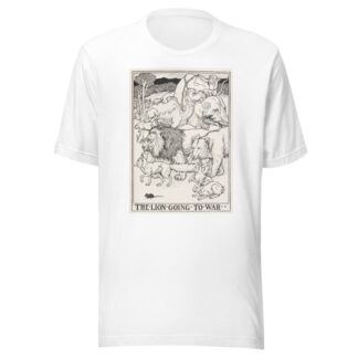 The Lion Going to War by Percy J. Billinghurst T-Shirt