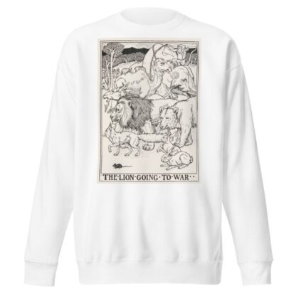 The Lion Going to War by Percy J. Billinghurst Sweatshirt