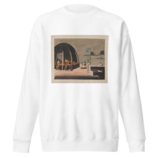 A glass house by Edward Orme Sweatshirt