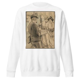 Militaire et femmes dans une blanchisserie by Fernand Louis Gottlob Sweatshirt